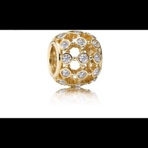Authentic 14k gold Pandora charm